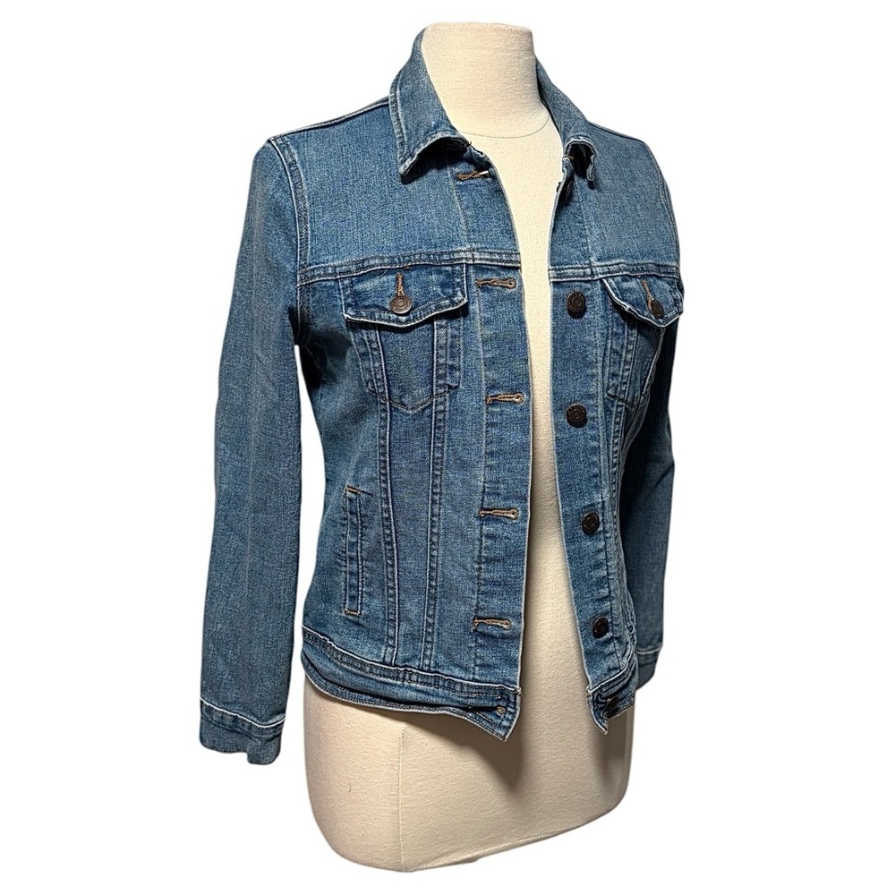 Old Navy Long Sleeve Button Down Denim Jacket Size Small